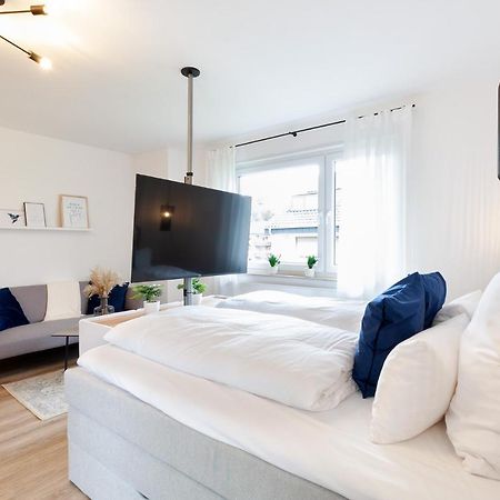 Modernes Apartment *Liobablick Nr. 3* - Fewo Fulda/Petersberg ペータースベルク エクステリア 写真