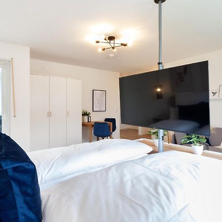Modernes Apartment *Liobablick Nr. 3* - Fewo Fulda/Petersberg ペータースベルク エクステリア 写真